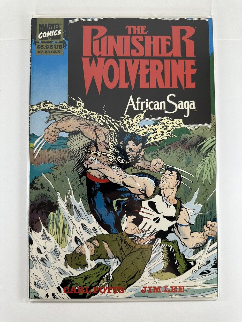The Punisher Wolverine African Saga Marvel Comics Jim Lee TPB Graphic Novel